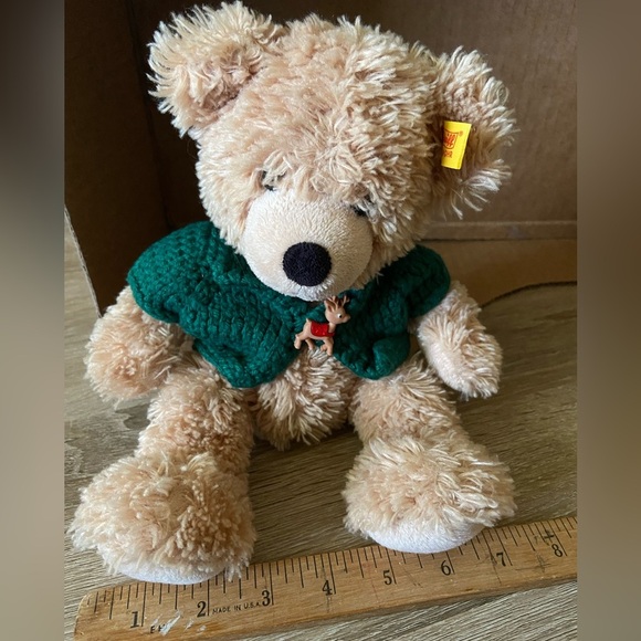 Steiff Teddy Bear With Winter Sweater - Picture 6 of 6